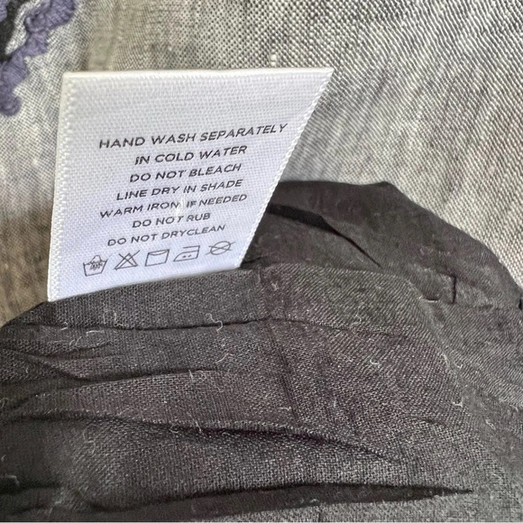 Roberta Roller Rabbit Linen V-Neck Mini Dress - Picture 6 of 12